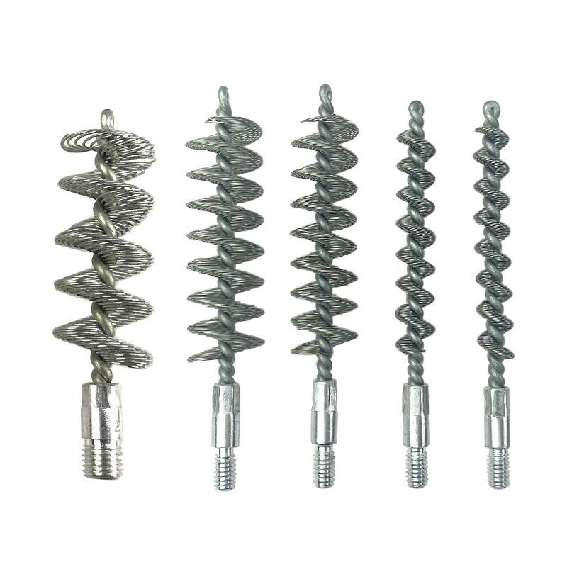 Gun Spring Brush Stainless Steel Bore Cleaner Tool